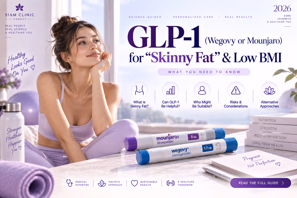 GLP-1 (Wegovy or Mounjaro) for "Skinny Fat" & Low BMI