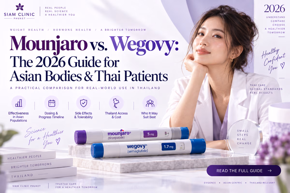 Mounjaro vs. Wegovy: The 2026 Guide for Asian Bodies & Thai Patients
