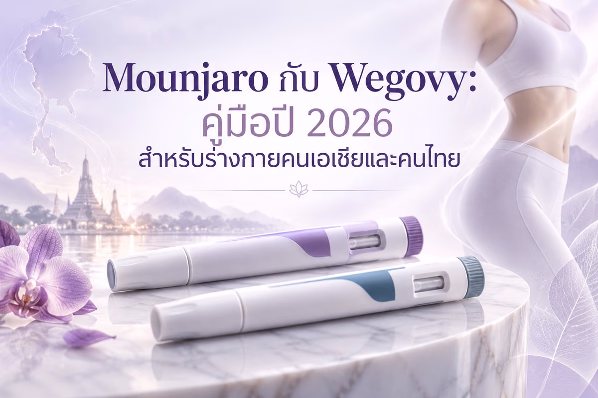 Mounjaro กับ Wegovy: คู่มือปี 2026 สำหรับร่างกายคนเอเชียและคนไทย