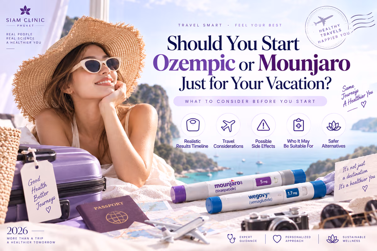 Should You Start Ozempic or Mounjaro Just for Your Vacation?