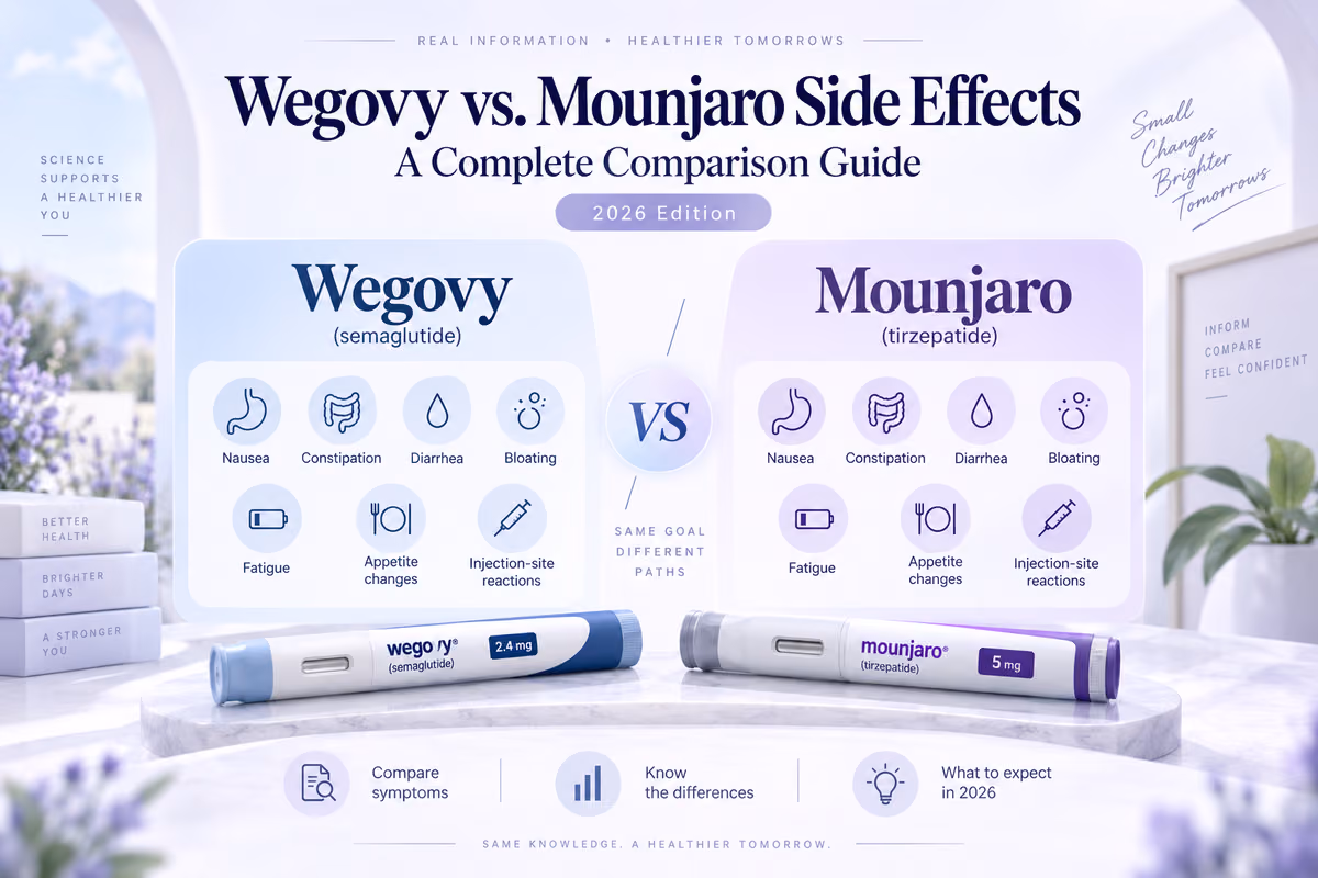 Wegovy vs. Mounjaro Side Effects: A Complete Comparison Guide